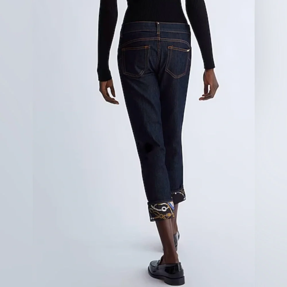 LIU*JO CROPPED BOTTOM UP JEANS - Picture 3 of 12